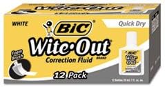 BIC Wite Out Quick Dry Correction Fluid