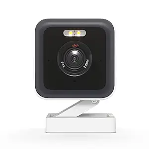 WYZE Cam v3 Pro 2K Indoor/Outdoor Wi-Fi Security Camera with Color Night Vision, Edge AI, Integrated Spotlight & Siren, 2-Way Audio, Compatible with Alexa & Google Assistant, White