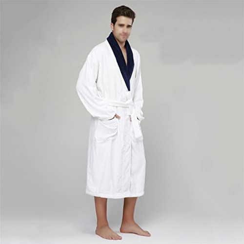 Bathrobe towel material thickened and enlarged hotel bathrobe men's winter pajamas4