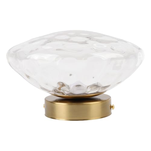 RASTKY Aplique de Pared de Diseño Minimalista, Lámpara de Cristal Cálida de 3000K, Lámpara de Montaje en Pared para Dormitorio, Sala de Estar, Adecuada para Varios Lugares