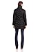 Kenneth Cole New York Women's Chevron Down Coat with Faux-Fur Trim