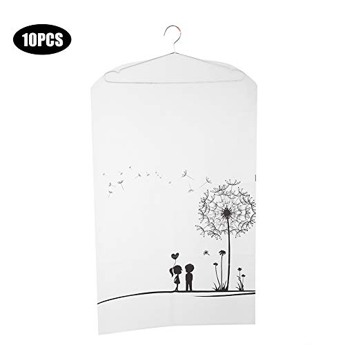 10Pc Dustproof Clothes Storage Cover Bag Garment Bag Dress Suit Jacket Protector - Image 4