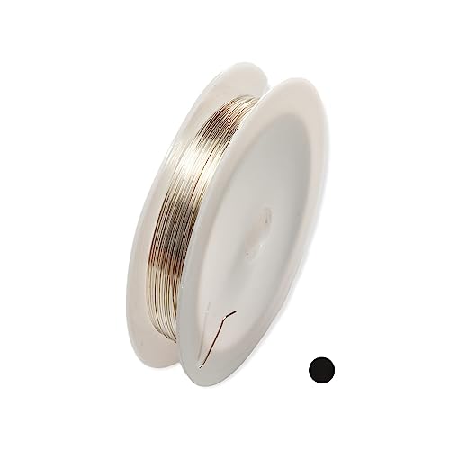 Image of 925 Sterling Silver Wire, 24 Gauge, Round, Half Hard, 50FT by CRAFT WIRE | Sterling Silver Wire for Jewelry Making, Wire Wrapping, Solid 925 Sterling Silver, 0.511mm Wire, High Quality Made in USA