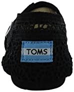 Toms Women's Crochet Classics Black Morocco Casual Shoe 7 Women US | Image 3
