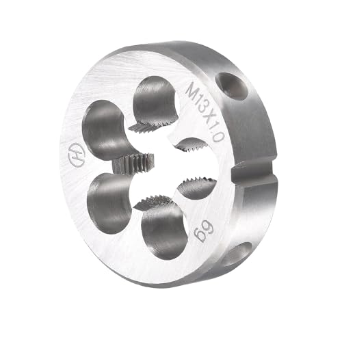 TOP-VIGOR M13 x 1mm Metric Tap and Die Set, Machine Thread Screw Tap with Round Threading Die - Image 4