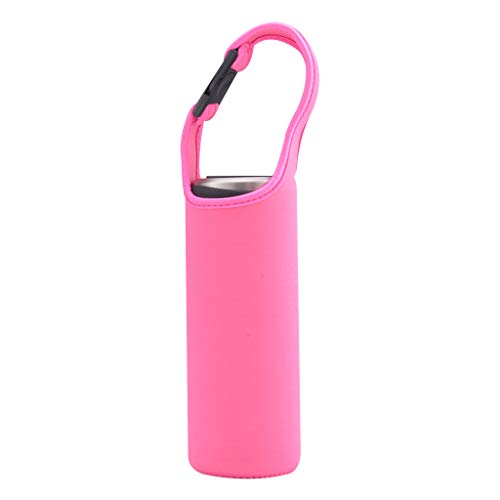 Professional Heat Insulation Water Bottle Cover Case Portable Insulator Sleeve Bag Pouch Outdoor Carrier With Snap Buckle For 500ML Dia 6-8cm 5 Colors