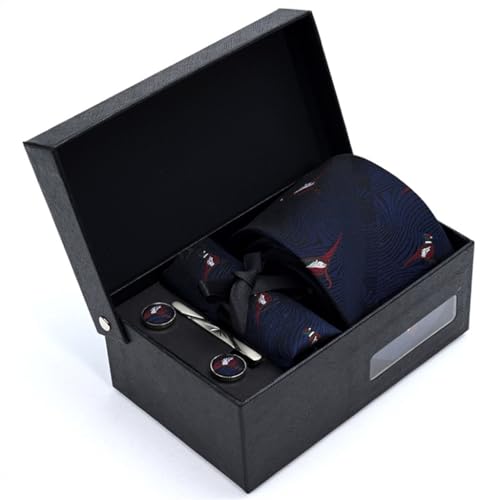 Set de corbata formal para hombre con accesorios