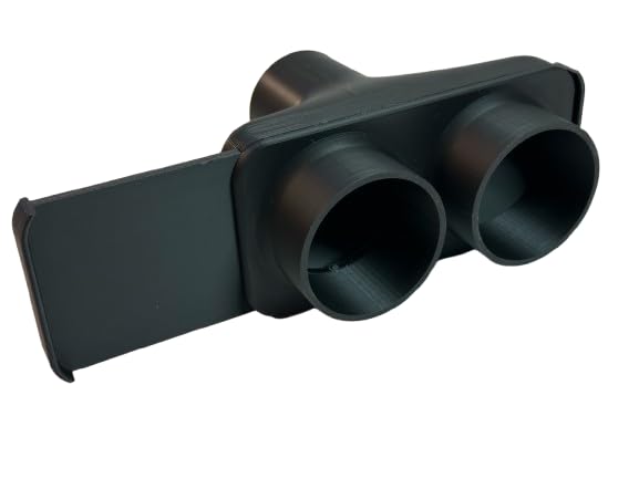 Heavy-Duty Wet Dry Vacuum Y Splitter with Blast Gate | 2.5