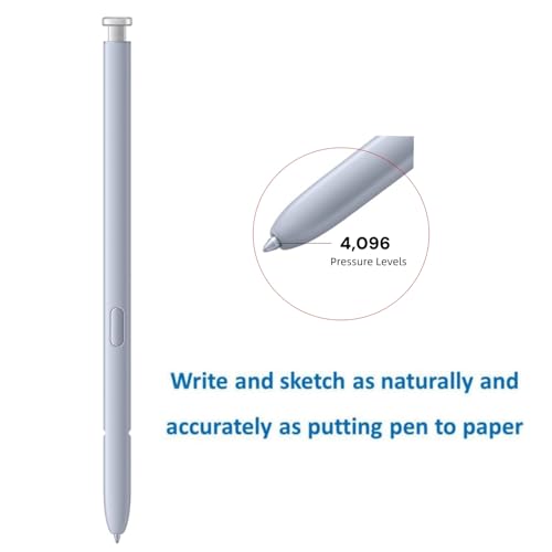 Image of S25 Ultra S Pen Replacement for Samsung Galaxy S25 Ultra 5G All Versions, Galaxy S25 Ultra Stylus Pen + Replacement Tips (Light Silver)