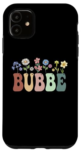Carcasa para iPhone 11 Bubbe Gifts Women Wildflower Floral Design Bubbe