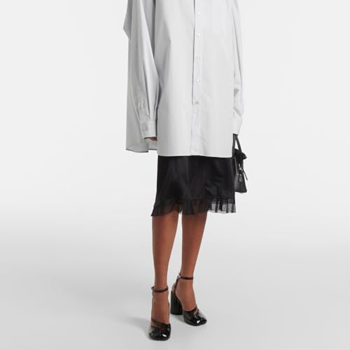 KOKOMOMO Split Toe Chunky Heels for Women Japanese Tabi Shoes Cylindrical Block High Heels Pumps Ankle Strap Buckled Wedding Party Dress Shoes 6