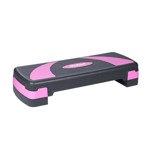 Rebel Step Für Aerobic und Training Fitness 3 Stufen Grau-violett RBA-3225-PU