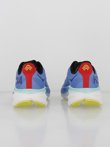 HOKA ONE ONE Mens Clifton 9 Textile Virtual Blue Cerise Trainers 8.5 US3