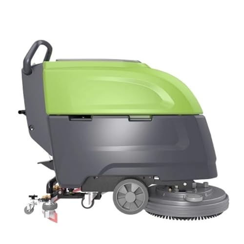 Barredora de suelo industrial y depuradora automática, máquina de limpieza manual para una limpieza eficiente del suelo, trapeador y barredora versátil