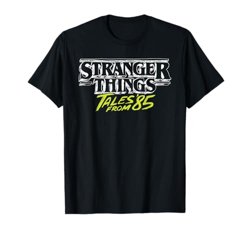 Stranger Things Tales from '85 Two Tone Logo Camiseta