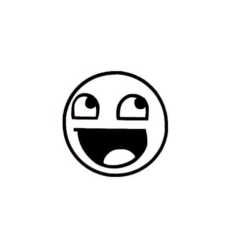 Amazon.co.jp: カッティングステッカー スマイル（にやにや）SMILEニコ