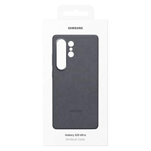 Image of Samsung Galaxy S25 Ultra Kindsuit Phone Case, Protective Cover, Stylish Design, Durable, Soft Inner Lining, US Version, EF-VS938PBEGUS, Black