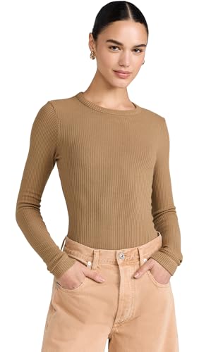 Citizens of Humanity Women's Bina Crewneck, Caramel, M