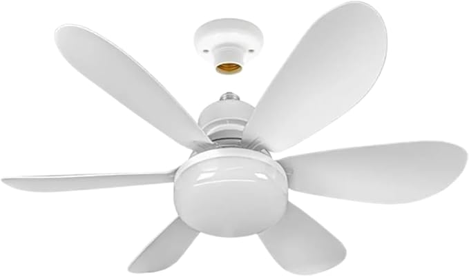 Ventilador de Teto Silencioso com Lâmpada LED – 3 Velocidades, Design Moderno e Econômico 1