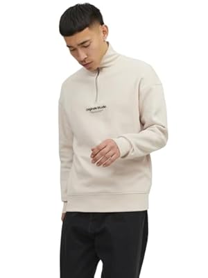 JACK & JONES - SUDADERA JORVESTERBRO CON CIERRE LATERAL Y CAPUCHA