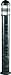 Dabmar Lighting D3227-VG Powder Coated Cast Aluminum Bollard, Verde Green