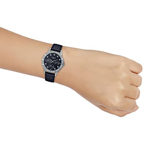 Image of Casio Sheen Sapphire Crystal Analog Black Dial Women SHE-3517L-1AUDF (SH266)