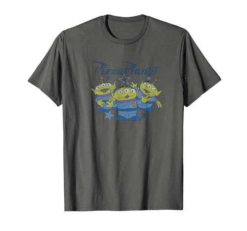 T-shirt Toy Story Pizza Planet de Disney Pixar avec motifs d'aliens et étoiles pour homme