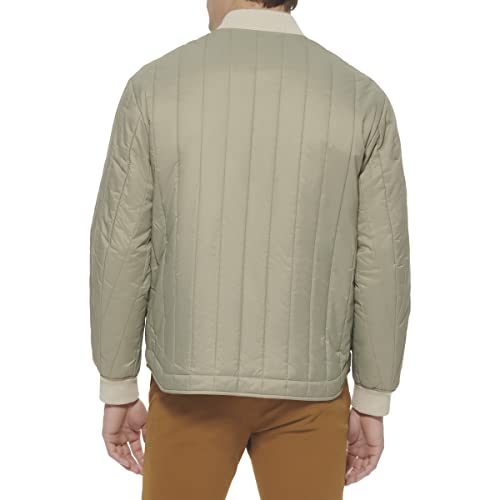 Image of DOCKERS Men's Channel Quilted Open Bottom Bomber Jacket
