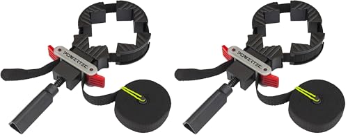 Image of POWERTEC 71017V Quick Release Band Clamp | Woodworking Frame Clamping Strap Holder (Pack of 2)
