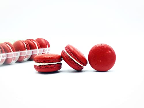 50 Pack Gluten Free French Red Velvet Macaron | A