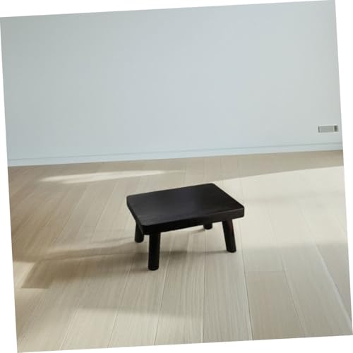 Table basse japonaise en bois massif vintage pour thé et salon