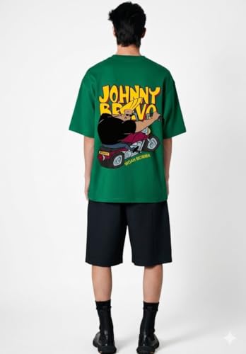 Image of Men's Cotton Oversized Fit Oversized Baggy Fit Drop Shoulder Cool and Stylish