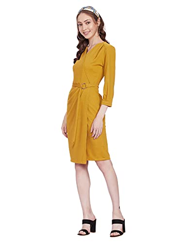 Image of Miss Olive Women's Polyester Blend Bodycon Mini Dress