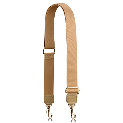 Correa para bolso, ajustable y gruesa de 3,8 cm de ancho, marrón, M