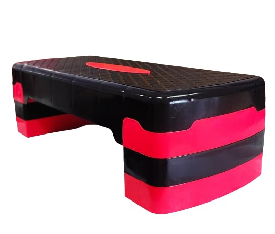 NOVAFIT- Stepper for Exercise at Home| Adjustable Home Gym Exercise Sports & Fitness Aerobic Stepper with Height Adjustments