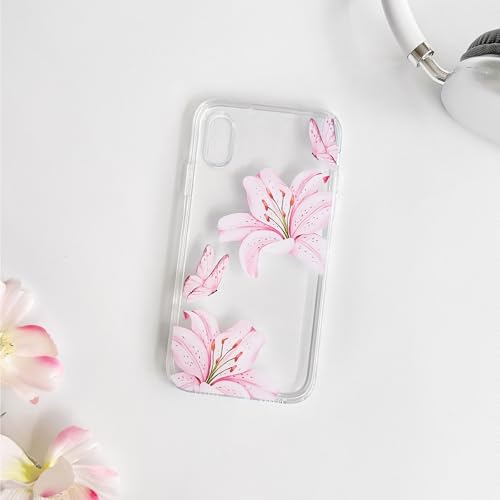 NITITOP for iPhone X/XS Case Clear Cute Flower - Pink by NITITOP - Used condition - Image 5