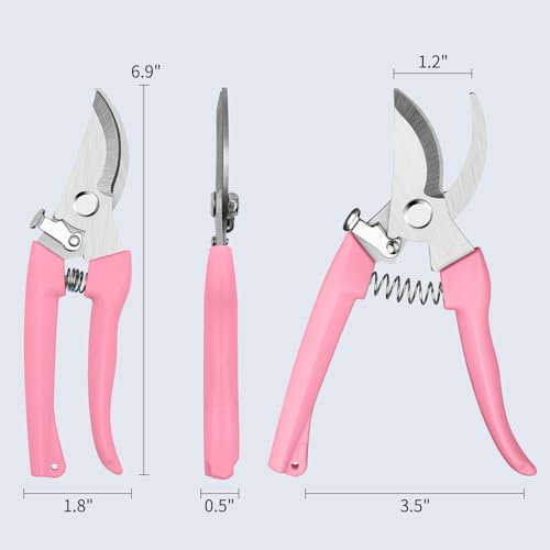 Tijeras para Flores con Cuchillas de Acero Inoxidable y Mango Ergonómico miniatura 5