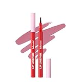 Matte Lip Liner Stain Pencil, Long-Lasting Smudge-Resistant, Liquid Lip Colour Pencil with Soft Precision Tip, Defines & Shapes Lips Linergie (#8 ROSEWOOD)
