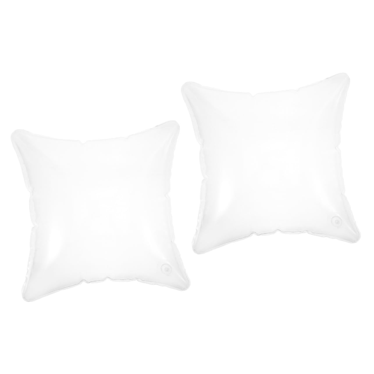2stücke Camping Aufblasbares Kissen Transparentes Design Bequeme Reisekissenfüllung Tragbar Für Outdoor Strand Und Entspannung