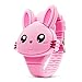 Montres en forme de lapin à LED, montre flip numérique pour cadeau mignon et amusant cadeau enfants chien de dessin animé jouet