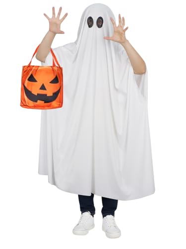 Sukyfecde Ghost Costume Kids Halloween Costumes for Boys Scary Cosplay