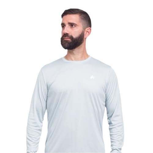 Men's UV Sun Protection T-Shirt UPF 50+ Long Sleeve Fishing Boating Running Quick Dry Lightweight3