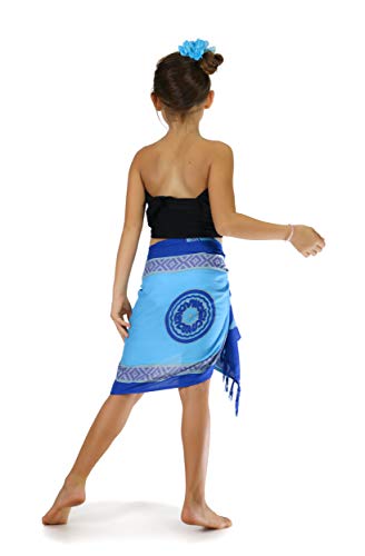 1 World Sarongs Girls Half Swimsuit Cover-Up Pareo Sarong - A Must Have for The Summer!