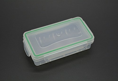 Case Wonder Clear Plastic Waterdichte Batterij Opbergdoos Organizer voor 18650 Batterijen/16340 Batterijen/CR123A… - Afbeelding 3