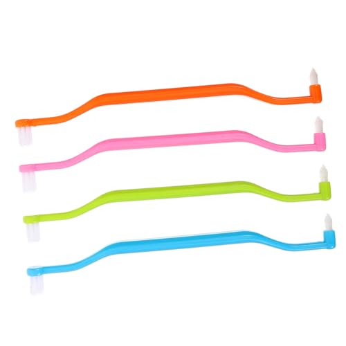 Veemoon 4Piezas Interdentales para Limpieza Oral Completa para Periodontales y Brackets Ergonómico Colores Vibrantes
