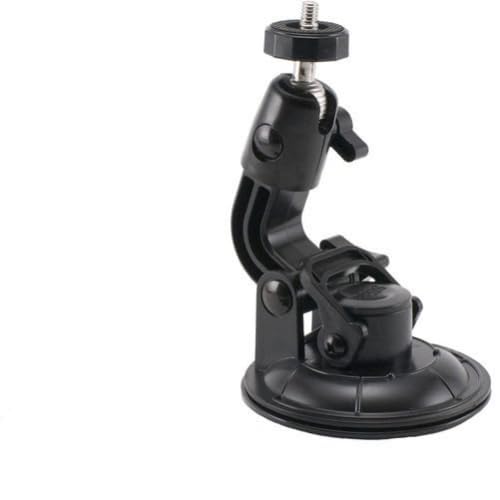 Image of SJCAM SC-2 Strong Suction Cup | Heavy Duty Stand with 1 /4-20 Thread Adapter for GoPro Hero 5 /6 /7 /8 /9 /10 /11 /12 Insta 360, DJI Other Action Camera | Car Windshield Dashboard Holder & Cup Mount | Black