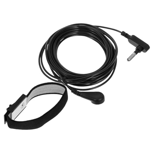 Gatuida Pulsera Antiestática Con Cable De Conexión A Tierra Ideal Para Reparación De Productos Electrónicos Y Correa De Construcción De PC Para Protección Contra Descargas Estáticas