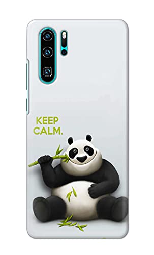 Image of PRINTFIDAA� Printed Hard Back Cover Case for Huawei P30 Pro Back Cover (Cartoon Panda) -2808