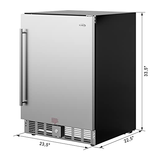 Koolmore KM-BIR5C-SS 23.4 Inch Built-In Mini Fridge thumb #5