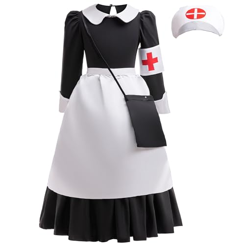 Disfraz Coolproud Clara Barton Enfermera 11-12 años miniatura 1